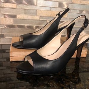 Cole Haan Black Slingback Heels